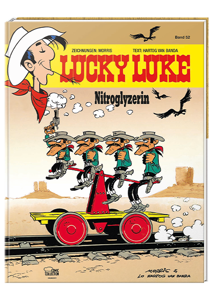 Cover Lucky Luke Nr. 52: Nitroglyzerin - gebundene Ausgabe – Egmont Ehapa