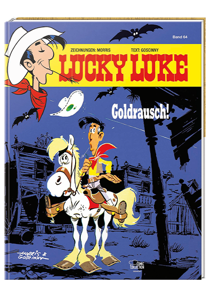 Cover Lucky Luke Nr. 64: Goldrausch - gebundene Ausgabe – Egmont Ehapa
