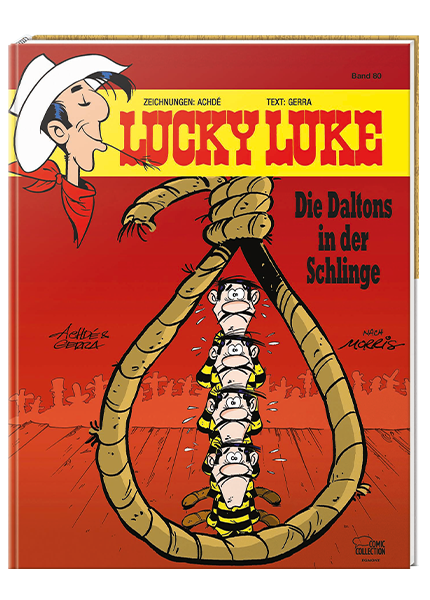 Cover Lucky Luke Nr. 80: Die Daltons in der Schlinge - gebundene Ausgabe – Egmont Ehapa