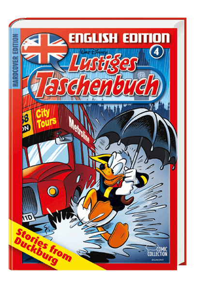 Cover Lustiges Taschenbuch English Edition Nr. 04 - Stories from Duckburg – Egmont Ehapa