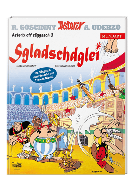 Cover Asterix off säggssch 3 - Sgladschdglei – Egmont Ehapa