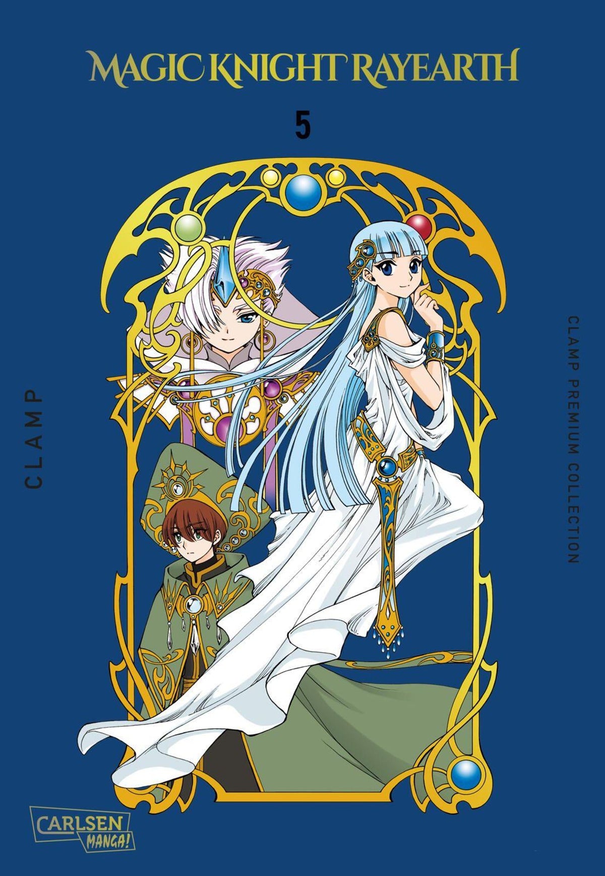 Magic Knight Rayearth Premium Collection 5 – Cover der deutschen Carlsen-Ausgabe
