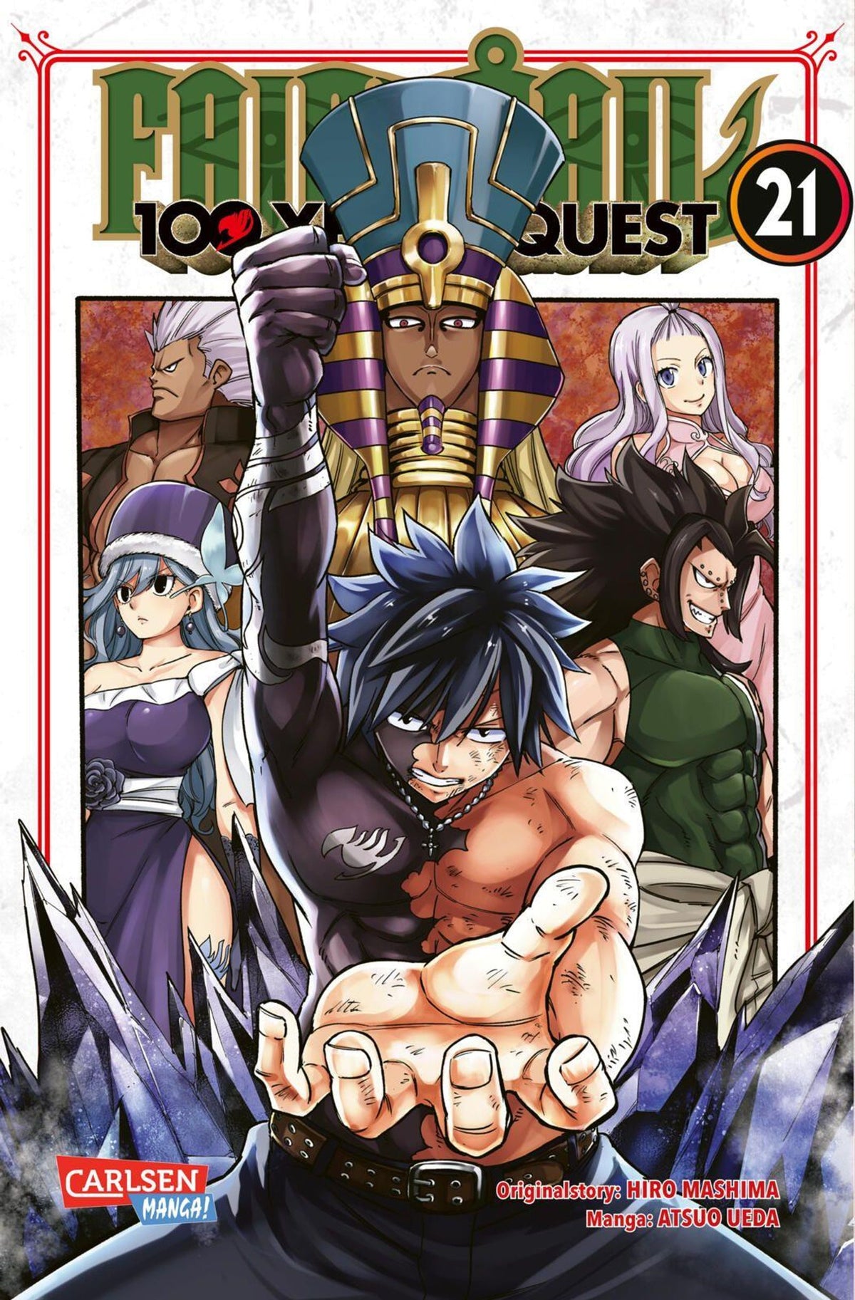 Fairy Tail – 100 Years Quest 21 – Cover der deutschen Carlsen-Ausgabe