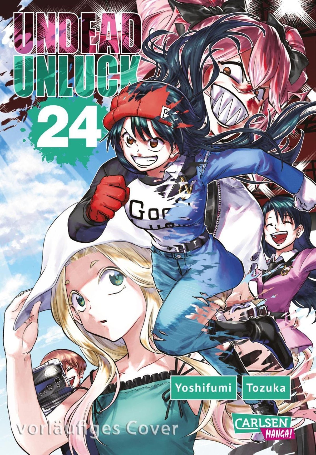 Undead Unluck 24 – Cover der deutschen Carlsen-Ausgabe