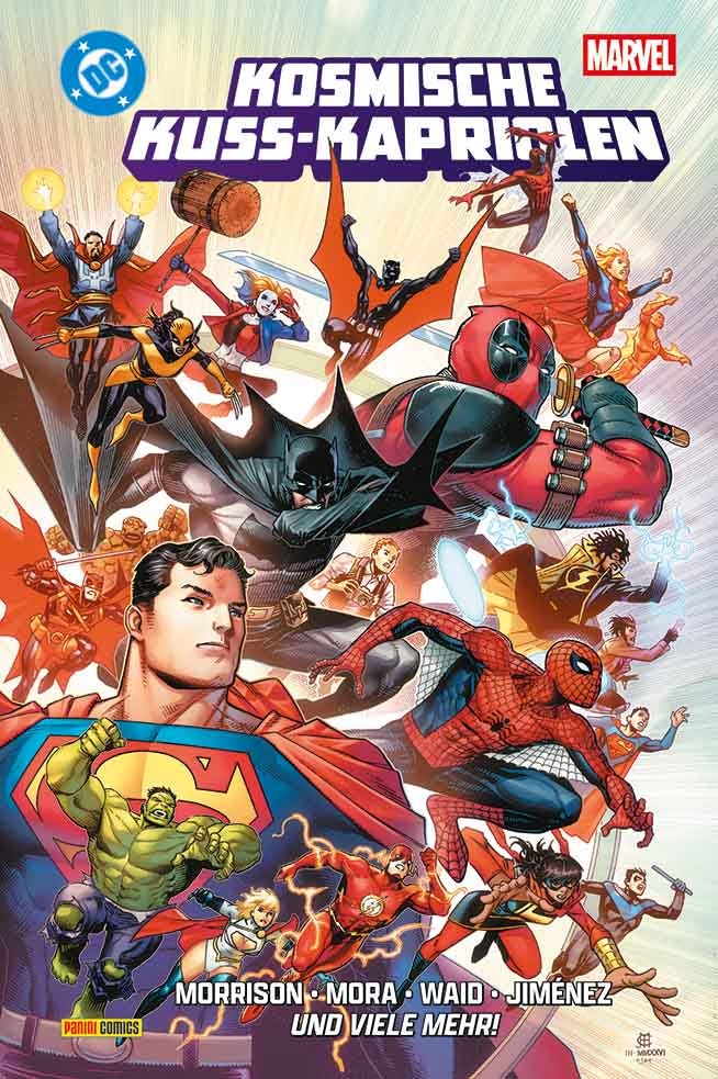 DC/Marvel: Kosmische Kuss-Kapriolen – Hardcover – Originalcover
