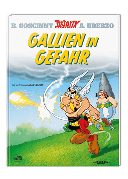 Cover Asterix Nr. 33: Gallien in Gefahr - gebundene Ausgabe – Egmont Ehapa