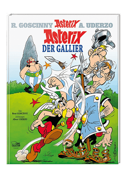 Cover Asterix Nr. 1: Asterix, der Gallier - gebundene Ausgabe – Egmont Ehapa