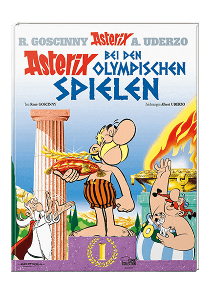 Cover Asterix Nr. 12: Asterix bei den Olympischen Spielen - gebundene Ausgaben – Egmont Ehapa
