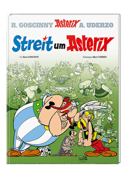 Cover Asterix Nr. 15: Streit um Asterix - gebundene Ausgabe – Egmont Ehapa
