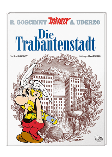 Cover Asterix Nr. 17: Die Trabantenstadt - gebundene Ausgabe – Egmont Ehapa