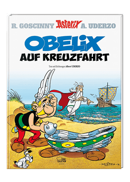 Cover Asterix Nr. 30: Obelix auf Kreuzfahrt - gebundene Ausgabe – Egmont Ehapa
