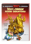 Cover Asterix Nr. 34: Asterix und Obelix feiern Geburtstag - gebundene Ausgabe – Egmont Ehapa