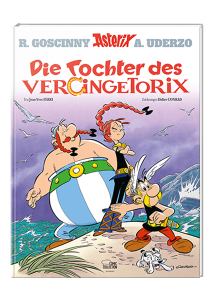 Cover Asterix Nr. 38: Die Tochter des Vercingetorix - gebundene Ausgabe – Egmont Ehapa