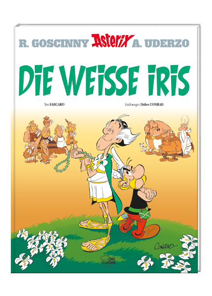 Cover Asterix Nr. 40: Die Weiße Iris - gebundene Ausgabe – Egmont Ehapa