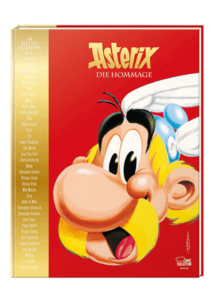 Cover Asterix - Die Hommage - gebundene Ausgabe – Egmont Ehapa