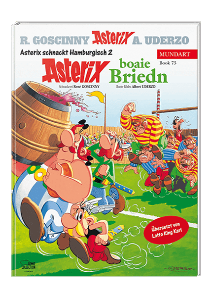 Cover Asterix snackt Hamburgisch 2 - Asterix boaie Briedn – Egmont Ehapa