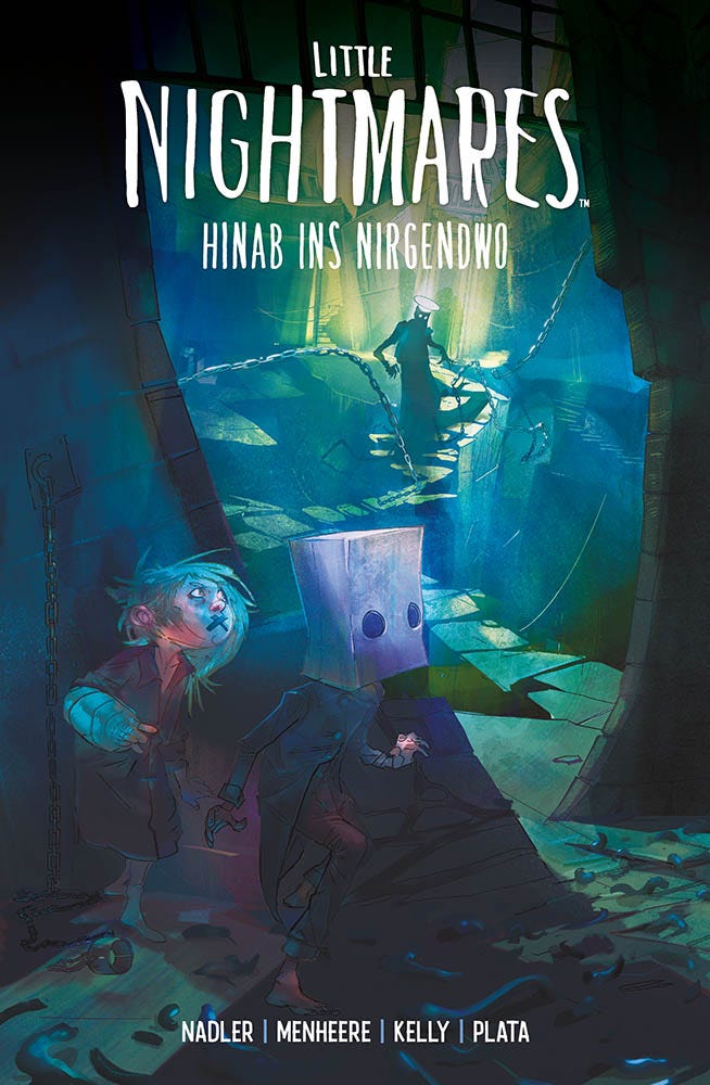 Little Nightmares: Hinab ins Nirgendwo – Originalcover der deutschen Softcover-Ausgabe