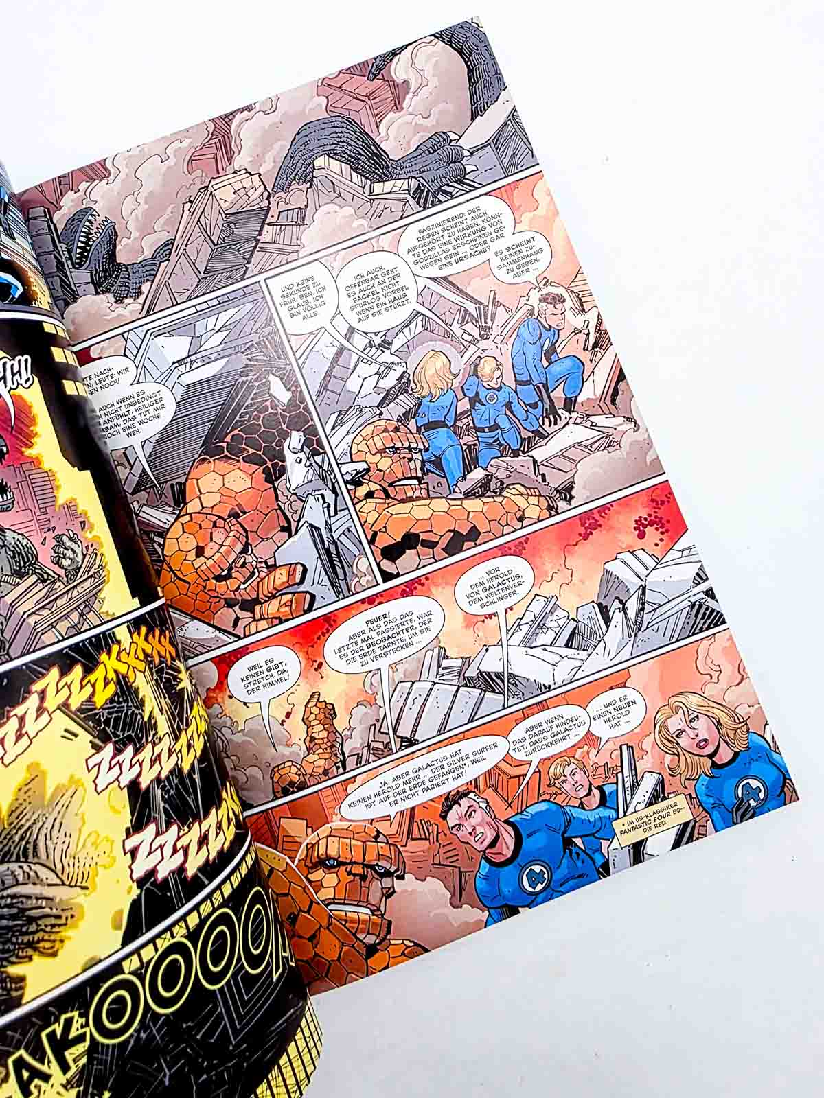 Godzilla gegen das Marvel-Universum – Innenseite