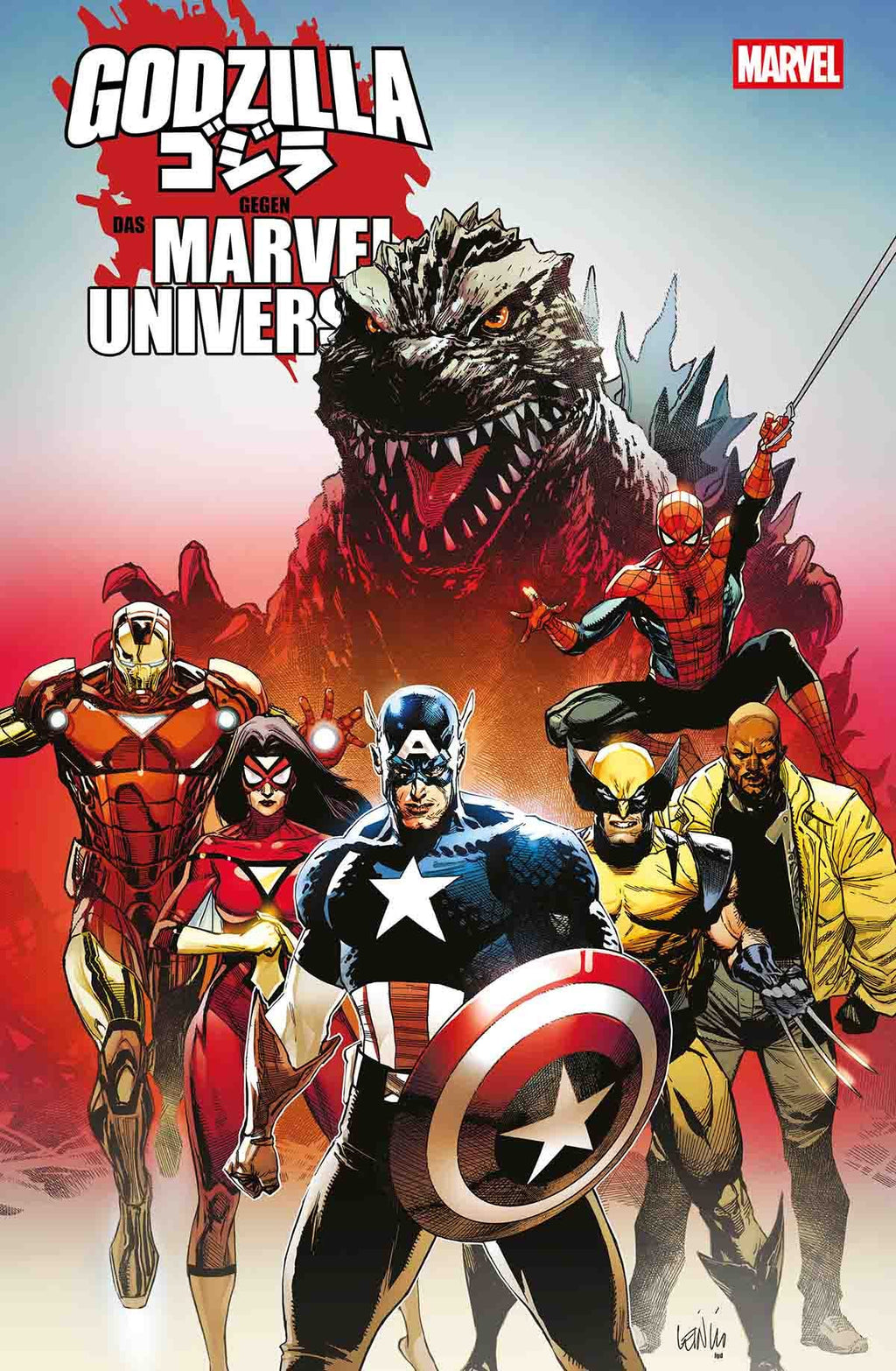 Godzilla gegen das Marvel-Universum Variant (150) – Originalcover