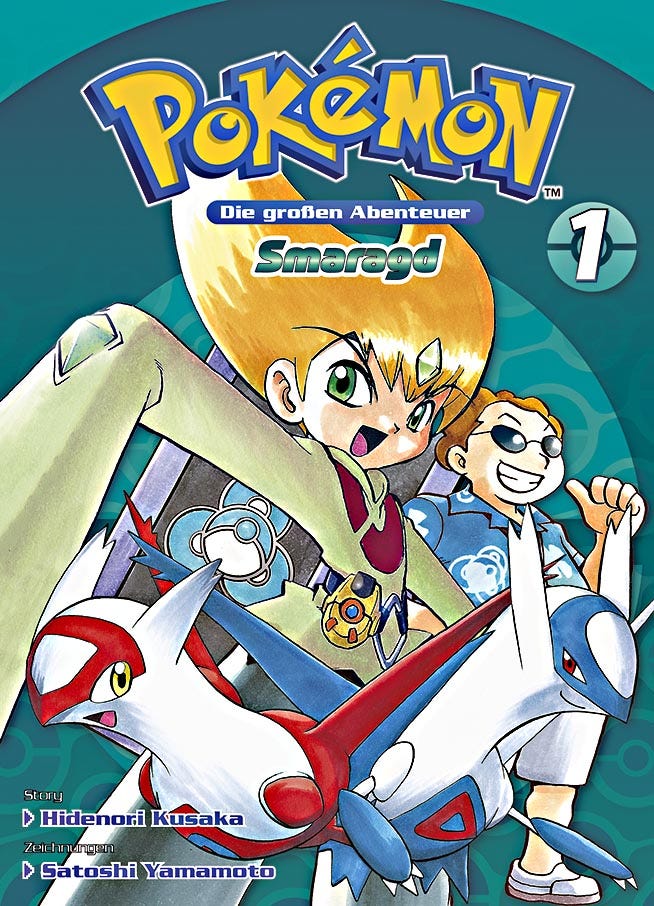 Pokémon – Die großen Abenteuer: Smaragd 1 – Originalcover der deutschen Softcover-Ausgabe