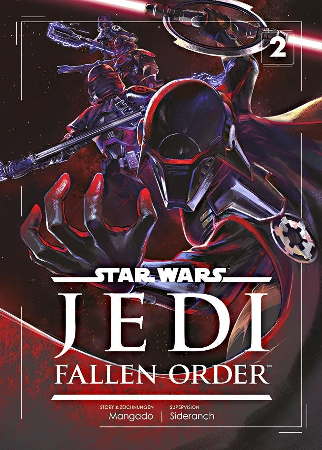 Star Wars Jedi: Fallen Order 2 – Manga – Originalcover der deutschen Softcover-Ausgabe