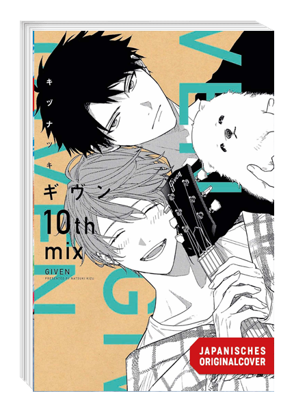 Given 10th Mix – Cover der deutschen Egmont-Manga-Ausgabe