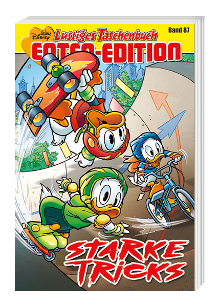 Cover Lustiges Taschenbuch Enten-Edition 87 - Starke Tricks – Egmont Ehapa