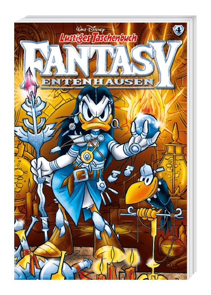 Cover Lustiges Taschenbuch Fantasy Entenhausen Nr. 4 – Egmont Ehapa
