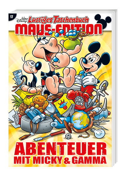 Cover Lustiges Taschenbuch Maus-Edition Nr. 17 - Abenteuer mit Micky & Gamma – Egmont Ehapa