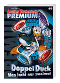 Cover Lustiges Taschenbuch Premium Nr. 49 - DoppelDuck Man lacht nur zweimal – Egmont Ehapa