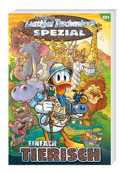 Cover Lustiges Taschenbuch Spezial Nr. 131 - Einfach tierisch! – Egmont Ehapa