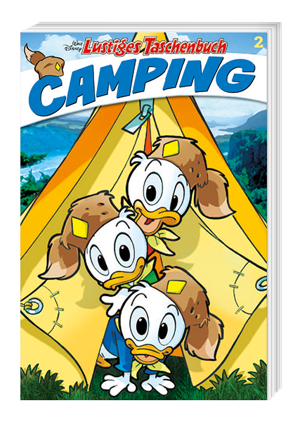 Cover Lustiges Taschenbuch Camping Nr. 02 – Egmont Ehapa