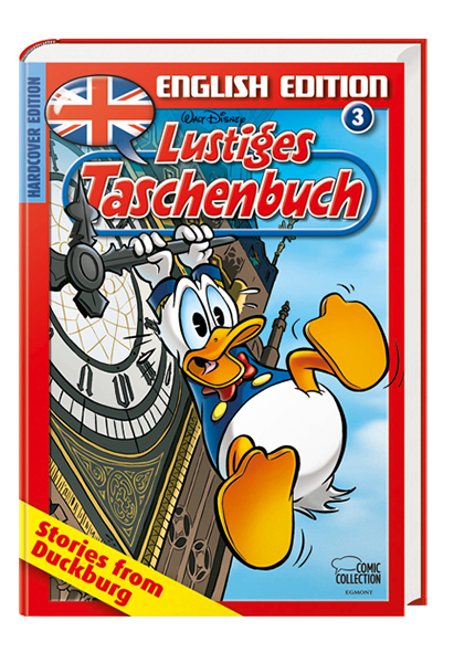 Cover Lustiges Taschenbuch English Edition Nr. 03 - Stories from Duckburg – Egmont Ehapa
