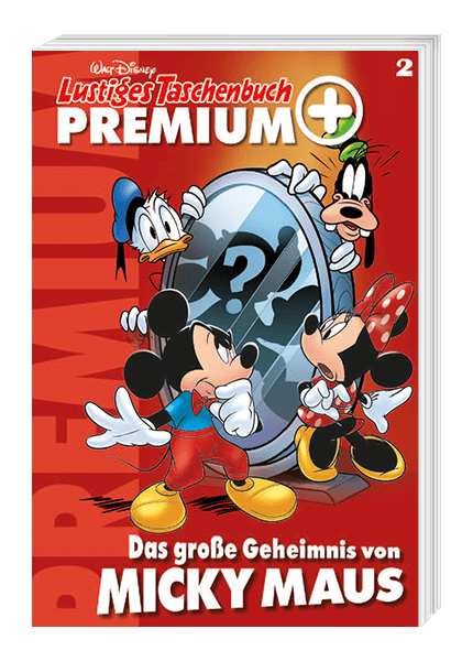 Cover Lustiges Taschenbuch Premium Plus Nr. 02 - Das große Geheimnis von Micky Maus – Egmont Ehapa