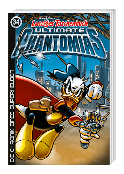 Cover Lustiges Taschenbuch Ultimate Phantomias Nr. 34 – Egmont Ehapa