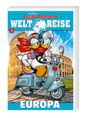 Cover Lustiges Taschenbuch Weltreise Nr. 01 - Europa – Egmont Ehapa