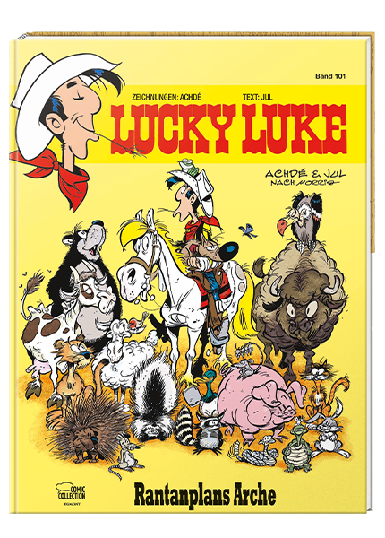 Cover Lucky Luke Nr. 101 - Rantanplans Arche - gebundene Ausgabe – Egmont Ehapa