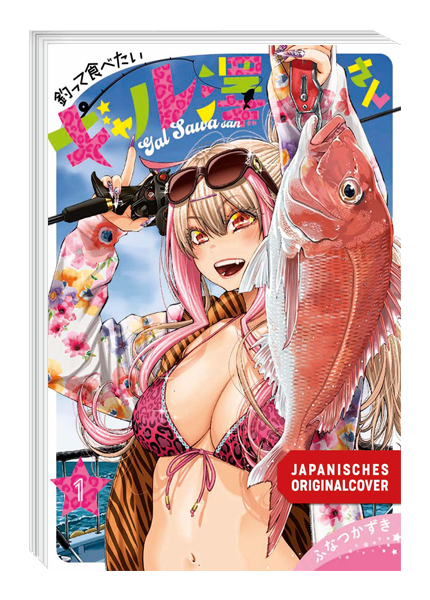 Sawa Wants to Fish and Eat 01 – Cover der deutschen Egmont-Manga-Ausgabe