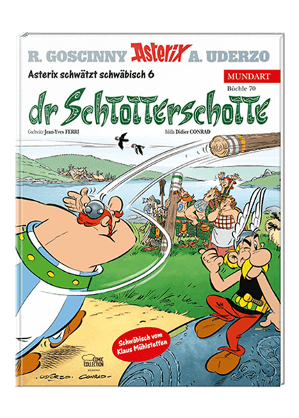 Cover Asterix  schwätzt schwäbisch 6 - dr Schtotterschotte – Egmont Ehapa
