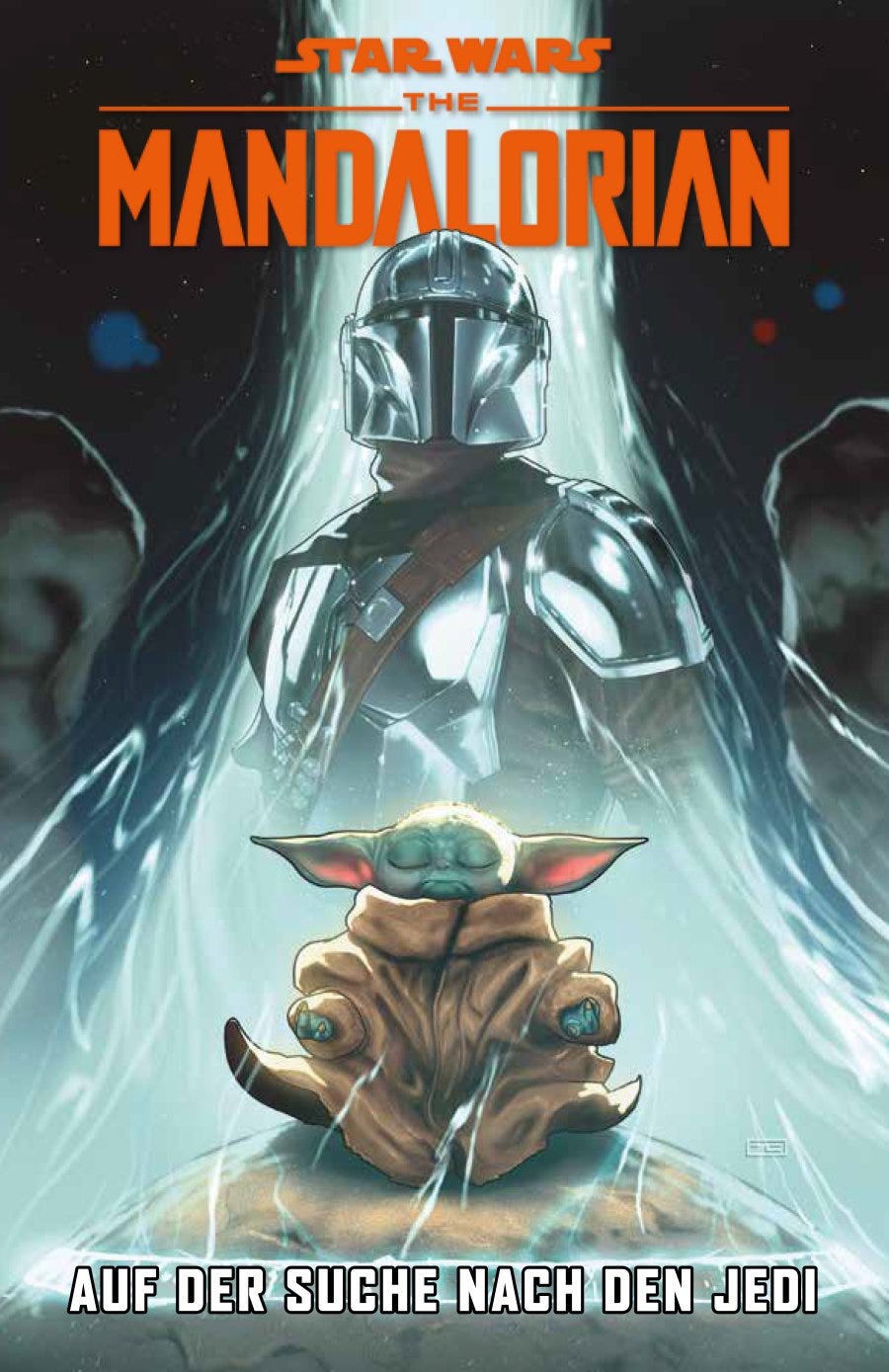 Panini Pocket: Star Wars – The Mandalorian: Auf der Suche nach den Jedi – Originalcover der deutschen Softcover-Ausgabe